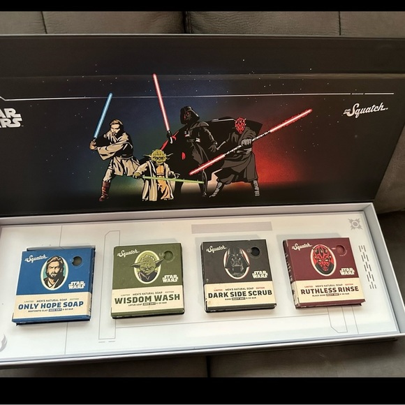 Dr Squatch Star wars soap original box collection LIMITED EDITION